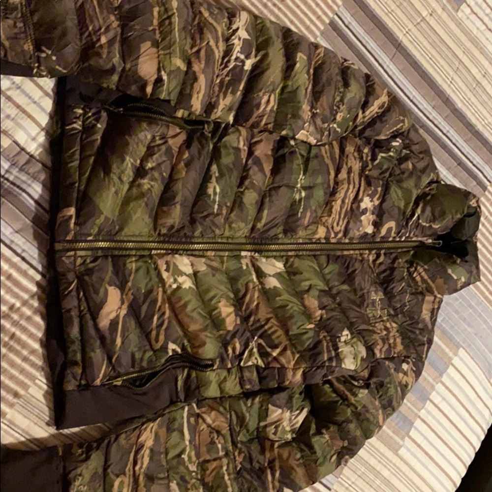 Puffy camo jacket